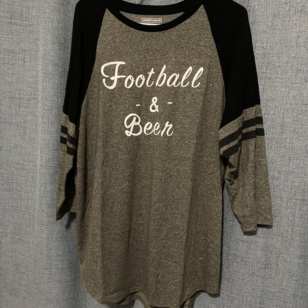 Georgia Bulldogs Football & Beer Tee